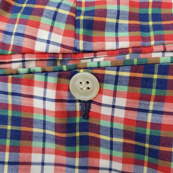 Vintage Tattersall Plaid Pants Late 1970s Men's Size - Picture 2 of 3